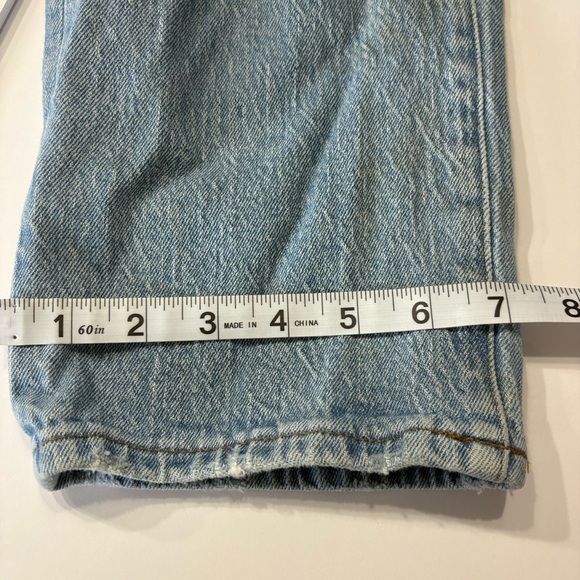 Madewell The Perfect Vintage Jean Light Wash High Rise Straight Size 25 - Picture 13 of 14